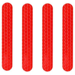 Наклейки красные светоотражающие для Ninebot MAX G30 (4шт.)