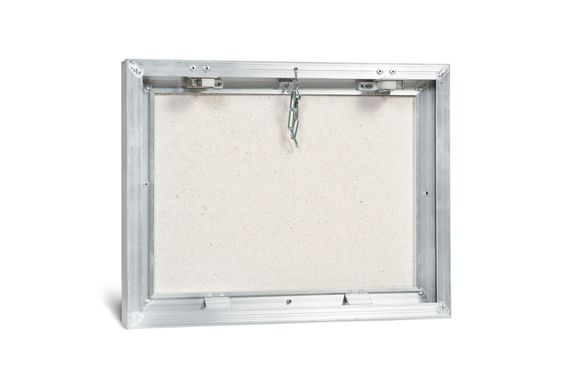 Люк под плитку нажимной Вектор 500х250 мм (ШxВ, 50х25 см) со съемной дверцей и уплотнителем, алюминиевый