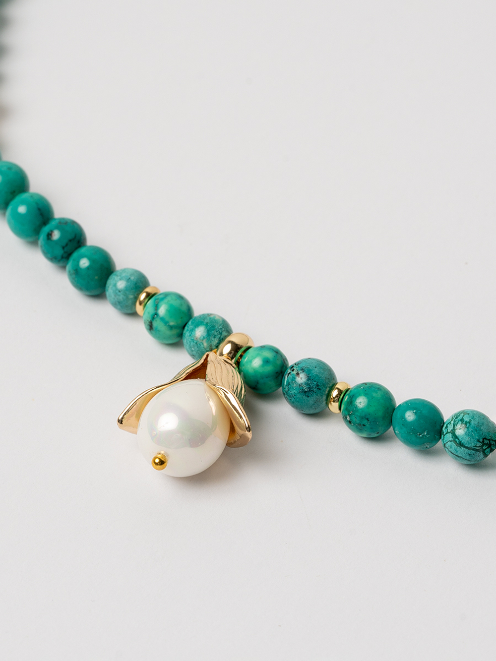 10151121 Колье Роман с камнем