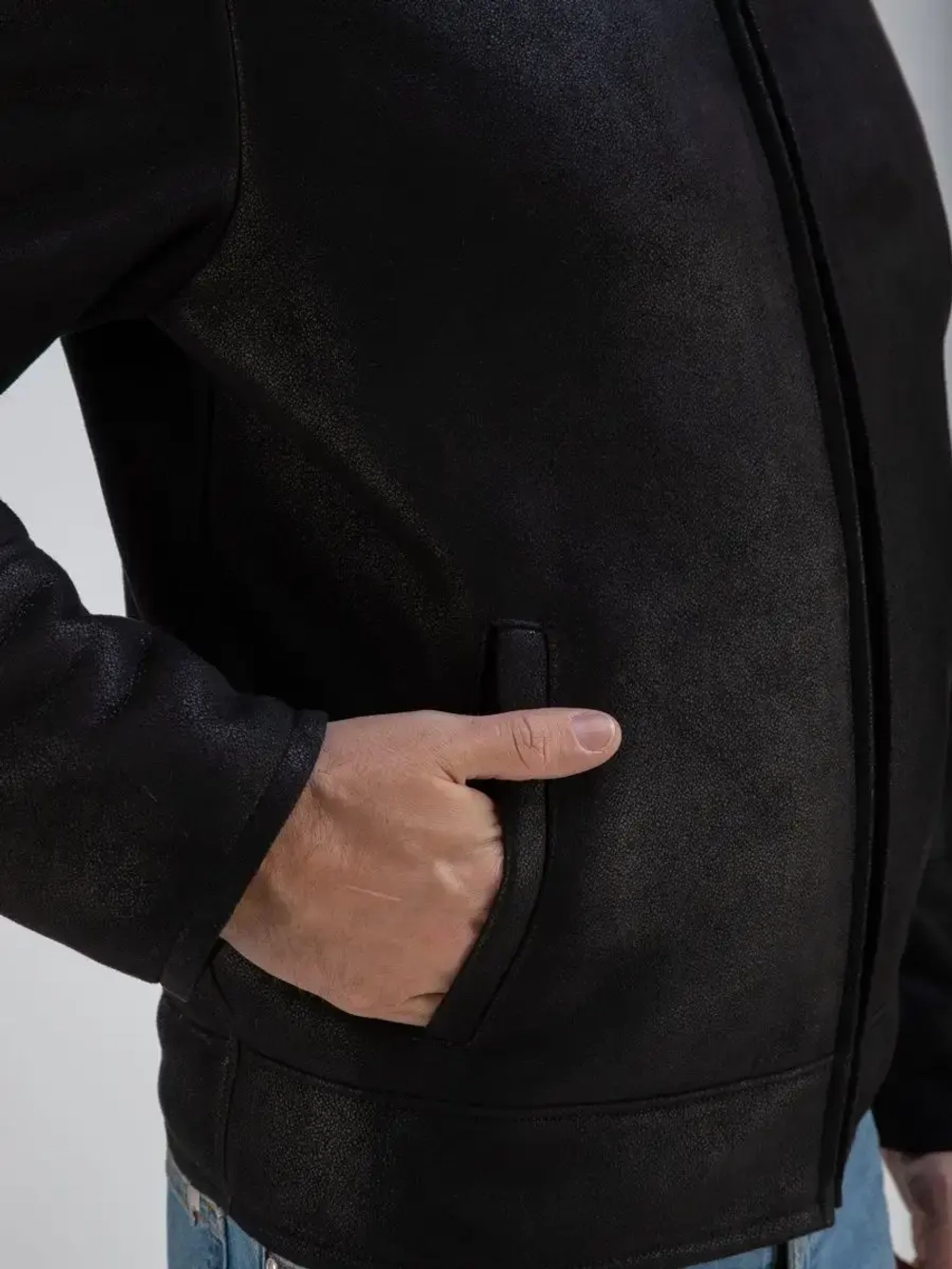 Дубленка мужская зимняя натуральная Турция