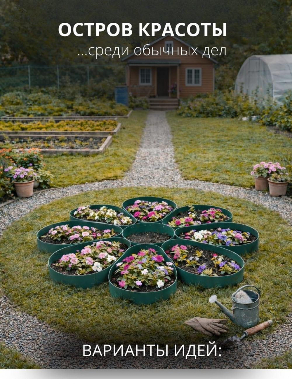 Цветник "Ромашка" (клумба)