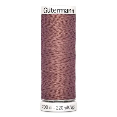Нить Sew-All 200 м, Gutermann, 844 пудрово-розовая глина