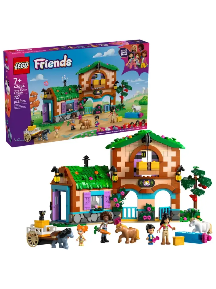 Конструктор Friends 42654 Пони-ранчо и конюшня