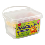 Тесто для лепки. Пластишка 12 цветов (Lori)