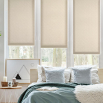 Рулонная штора Лен РБ, 160х68 см, шир.крепл. 72 см, сер, СРШ-01МЭ-2404