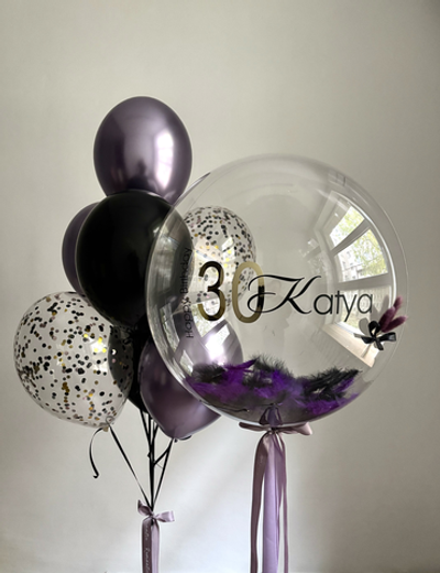 Набор для Девушки 58 фиолетовый с перьями