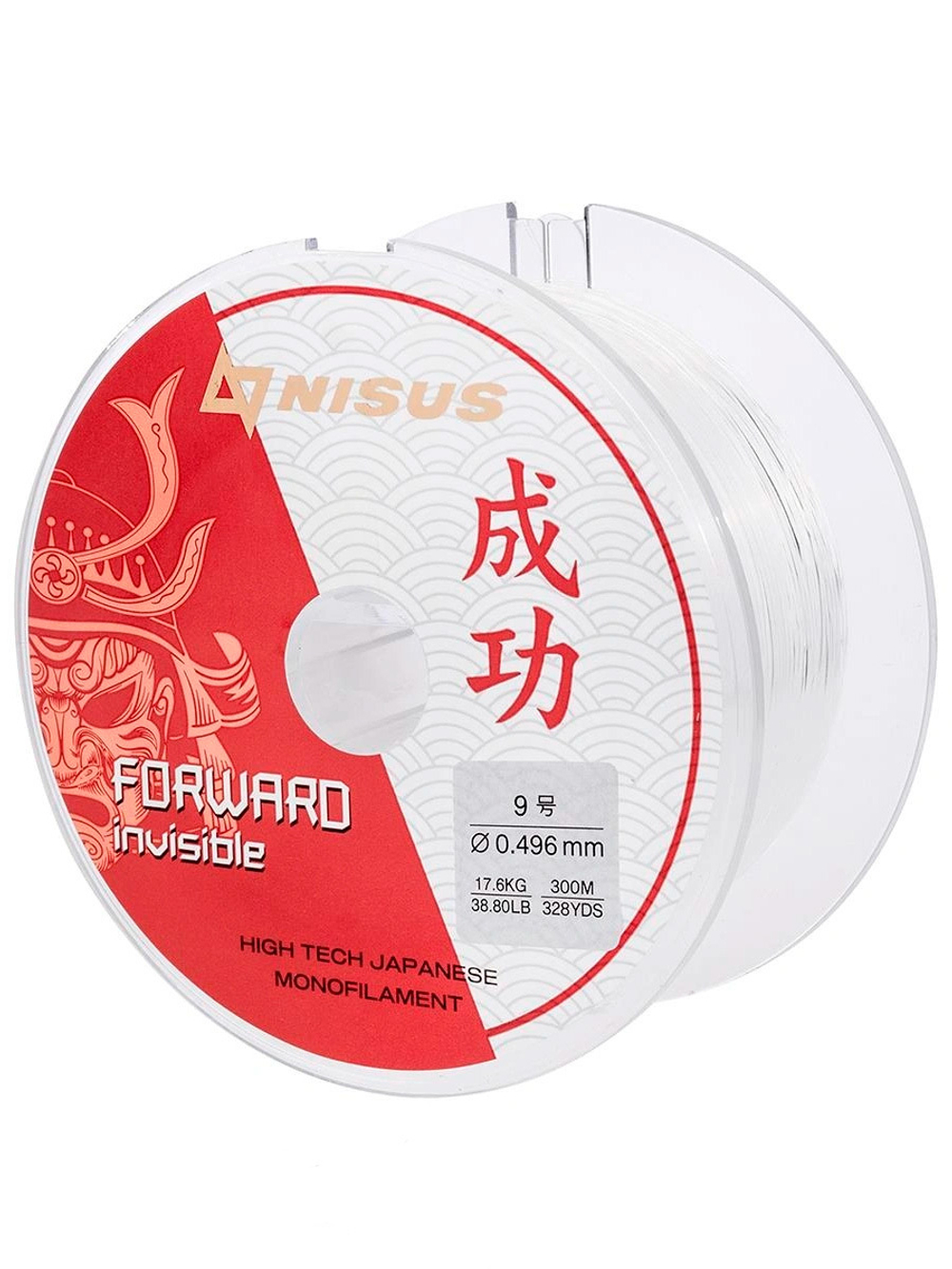 Леска для рыбалки Nisus FORWARD Invisible Nylon Transparent 0,286mm/300m (N-FI-0286-300)
