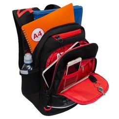 Çanta \ Bag \ RB-450-2 Рюкзак школьный (/1 черный - красный)