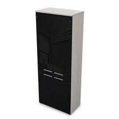 9Ш.005.24 Шкаф высокий со стеклом (800*450*2045)