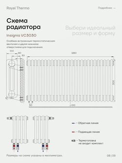 Дизайн-радиатор Royal Thermo Insignia