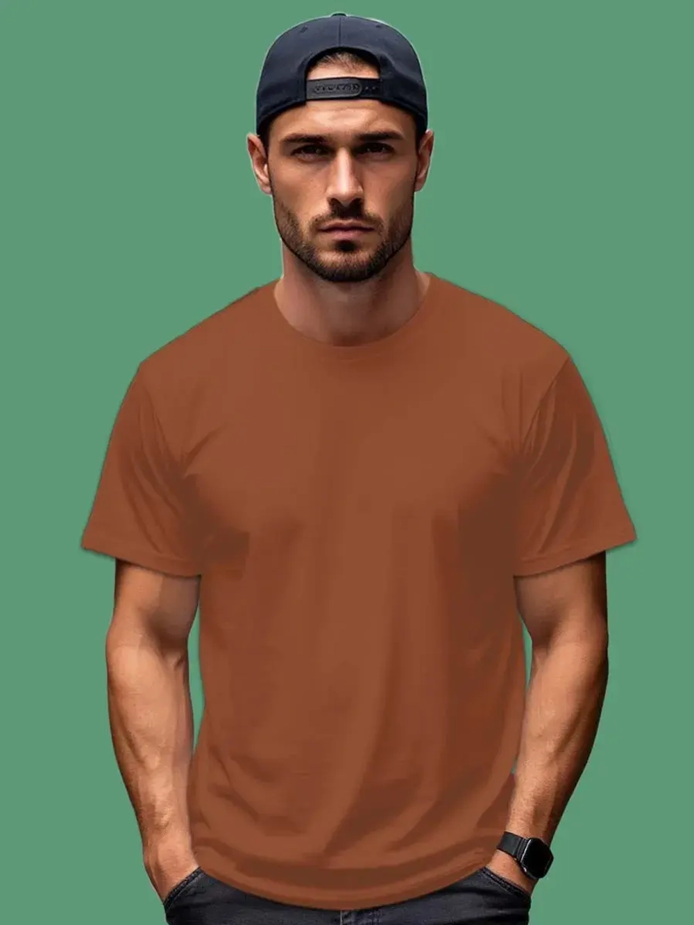 Футболка Взрослая.Премиум однотонная.Набор 2 шт