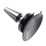 Черная анальная вибропробка Beginner Metal Plug - 11,2 см. (Цвет: черный)