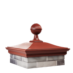 Колпак для забора MONBLAN с шаром на 2 кирпича