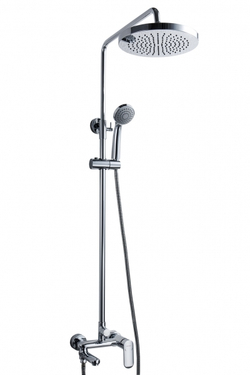 Душевая колонна со смесителем для ванны Bravat Opal C