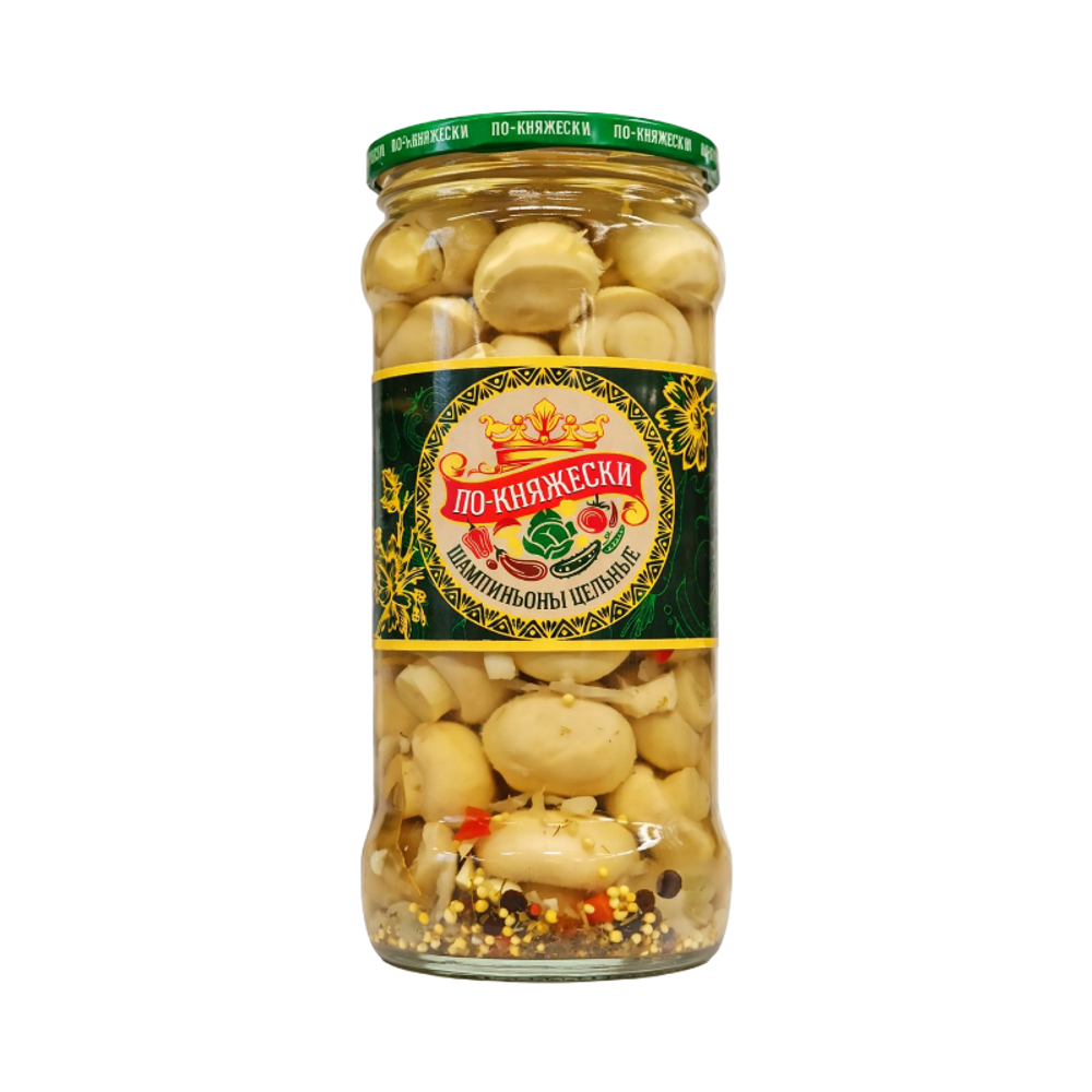Шампиньоны Цельные "По-Княжески" 580мл