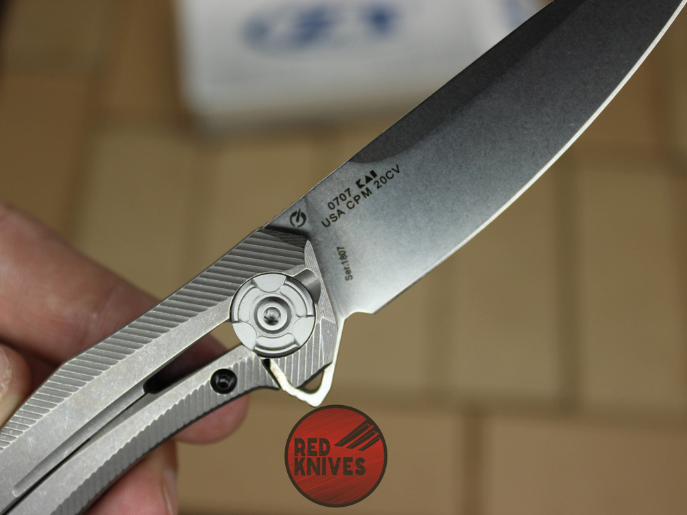 Нож Zero Tolerance 0707 Ti CF A+++ - рукоять титан ZT0707TICF