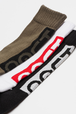 Носки (3 пары) мужские HUGO 3P QS BACK LABEL CC 10262445 01