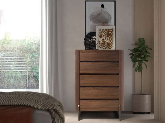 Шифоньер 7153/437-W из ореха и керамики