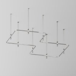 Радиусный коннектор для шинопровода Maytoni Flarity TRX154-RC80-PT