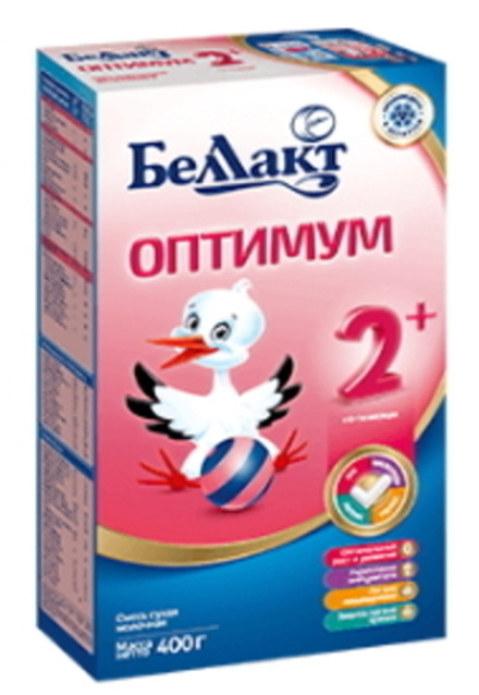 Смесь сухая "Оптимум 2+" 400г. Беллакт
