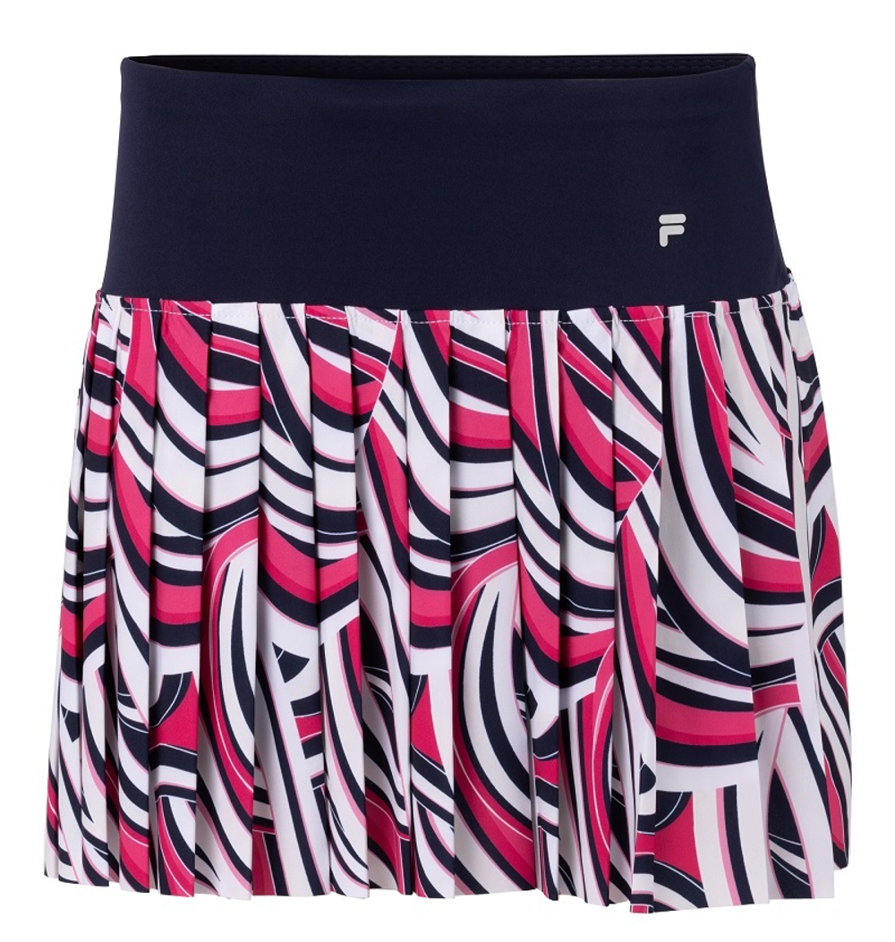 Теннисная юбка Fila US Open Malea Skirt - разноцветный