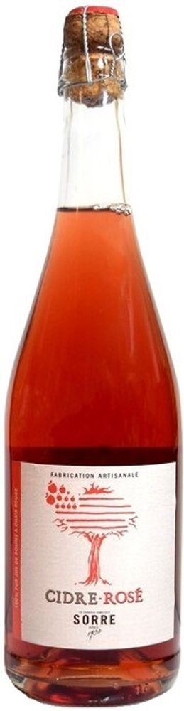 Сидр Сорр Артизаналь Розе / Sorre Cidre Artisanale Rose 0.75 - стекло