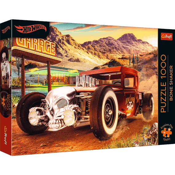 Pazl / Пазлы / Puzzles - "1000 Premium Plus" - Hot Wheels: Bone Shakerl  / Hot Wheels
