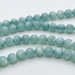 Перламутр тонированный, цвет мятный, диаметр 5,8 мм, цена за 29-30 шт (1/2 нити)