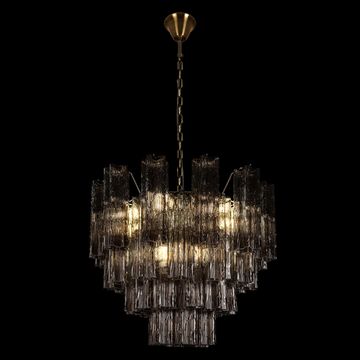 Подвесная люстра 10*Е14 10580/600 Smoke дымчатый Murano LOFT IT