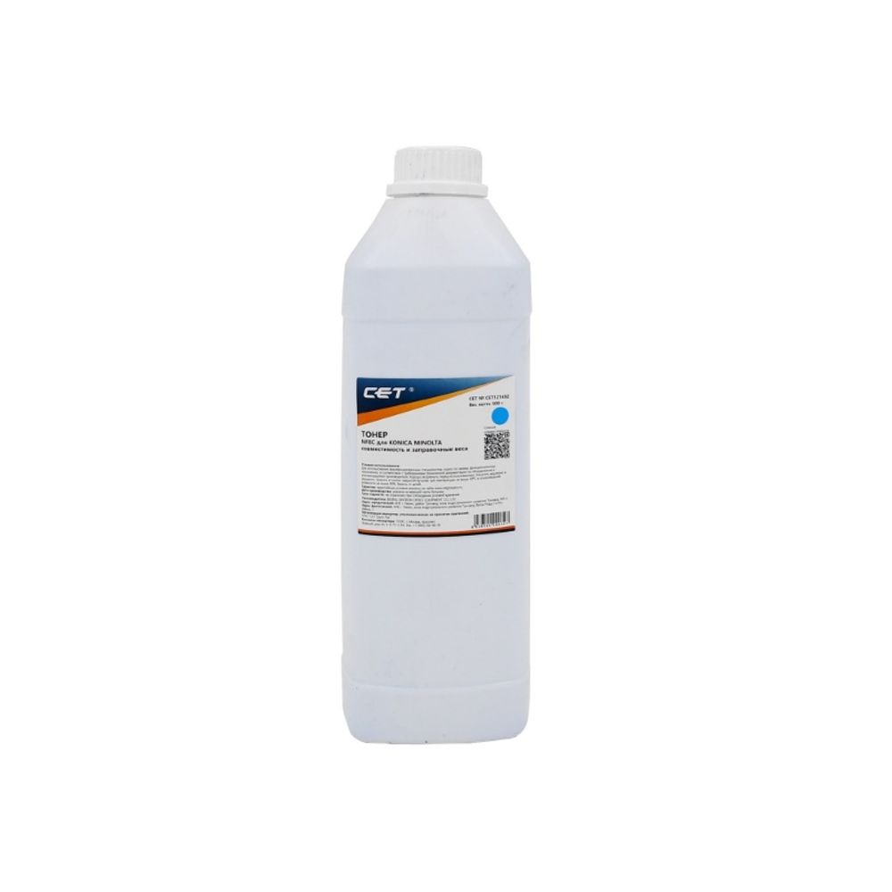 Тонер NF8C TN-324C/TN-221C для KONICA MINOLTA Bizhub C258/C308/C368/C227/C287 (CET) Cyan, 500г/бут, CET121492 Тонер NF8C TN-324C/TN-221C для KONICA MINOLTA Bizhub C258/C308/C368/C227/C287 (CET) Cyan, 500г/бут, CET121492