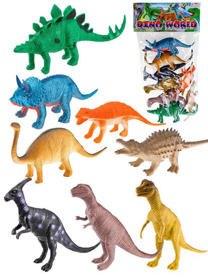 Фигурки "Динозавры" 8 предметов