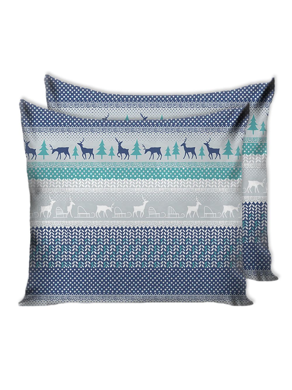 Наволочка комплект 2шт Сказка "Скандинавия" 70х70 см, перкаль