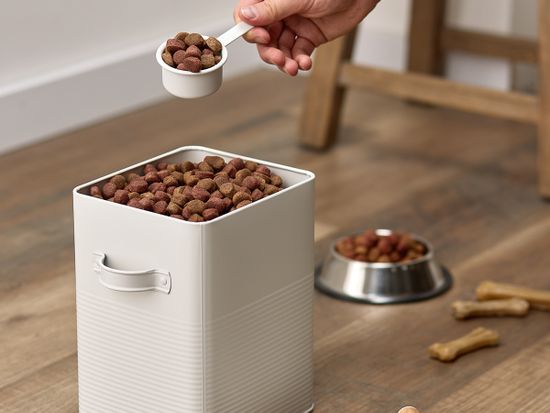 Банка для хранения универсальная irmel, 6,2 л, с ложкой, молочная