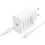 Зарядное устройство на Lightning PD30W Borofone BA107A (white)