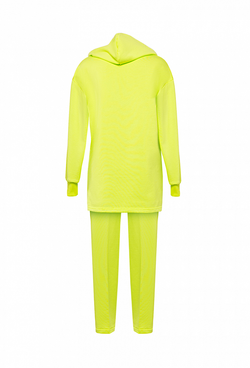 Спортивный костюм с брюками кислотно-зеленый 14-02-21 SS