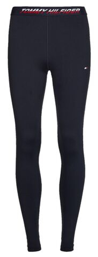 Leginsy Tommy Hilfiger RW Tape Legging - небесный