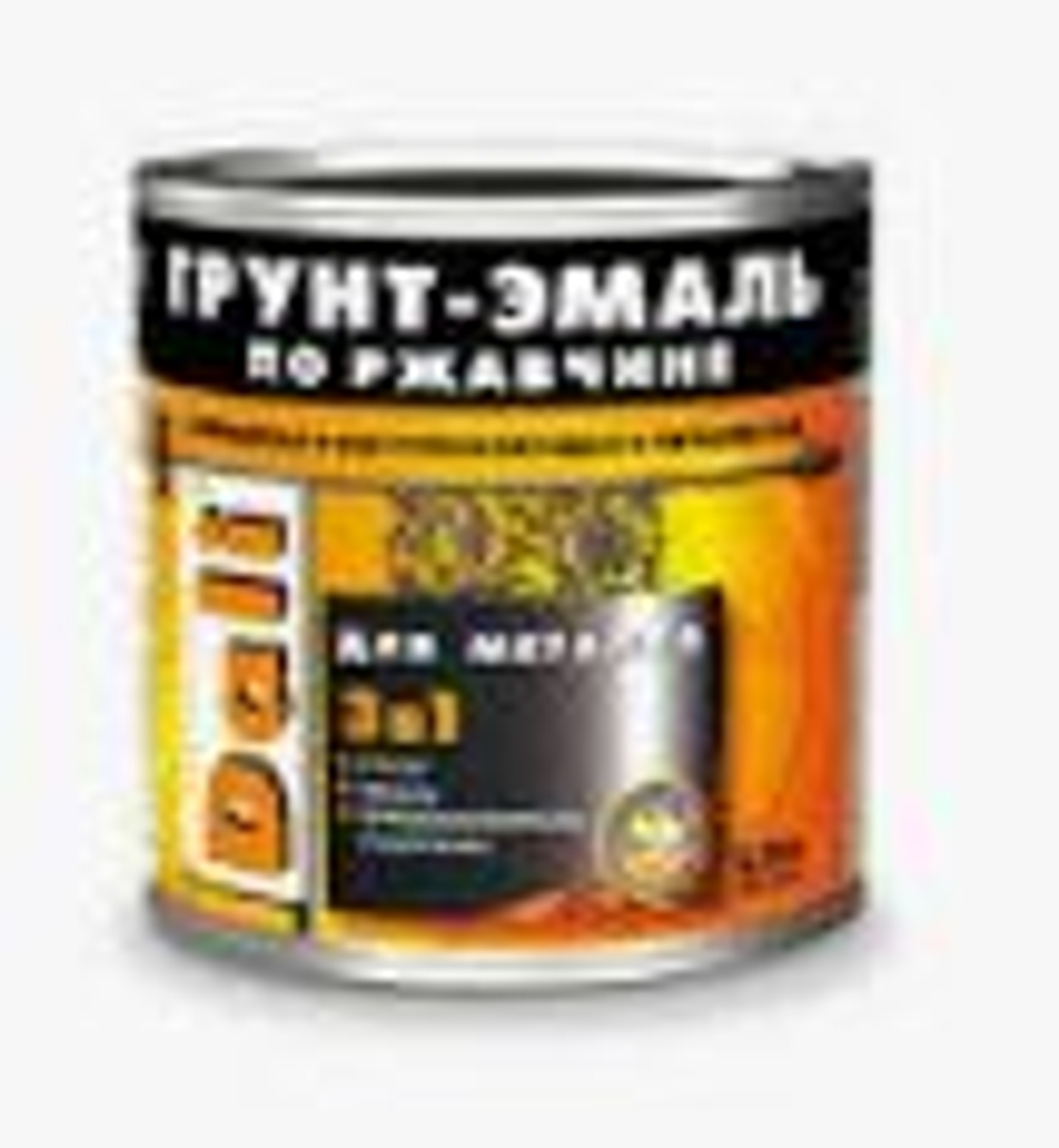 Грунт-эмаль по ржавчине серый RAL7004 0.75л DALI 20411