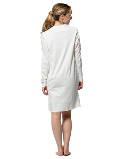 Egatex Ночная рубашка с принтом - Winter, экрю