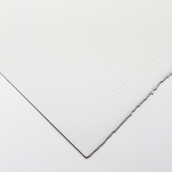 Бумага акварельная Artistico Extra White 300 г/м², 56х76 см, лист, 10 шт, Satin/Hot pressed, мелкозернистая, Fabriano 19210079