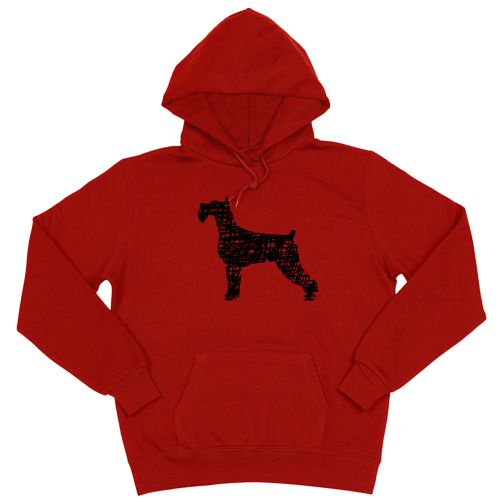 Толстовка "Шнауцер - набросок"