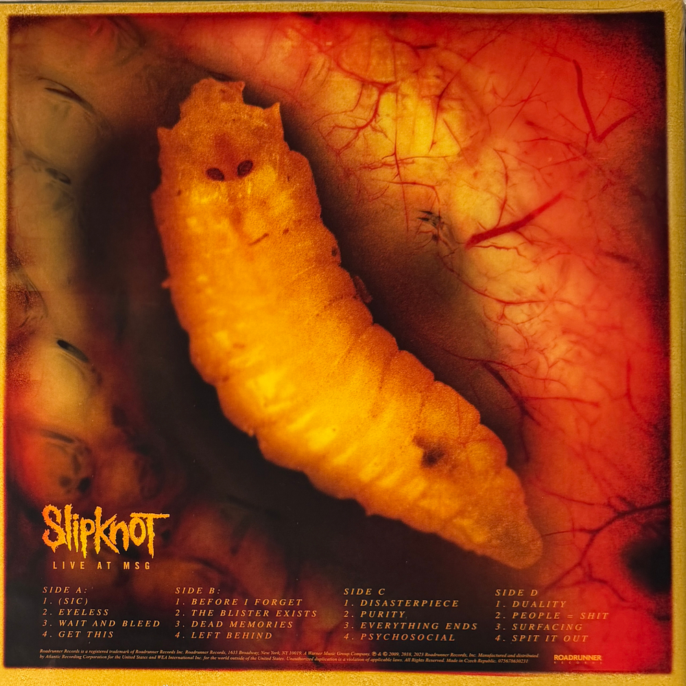 Slipknot ‎– Live At MSG 2LP (Чехия 2023г.) Т