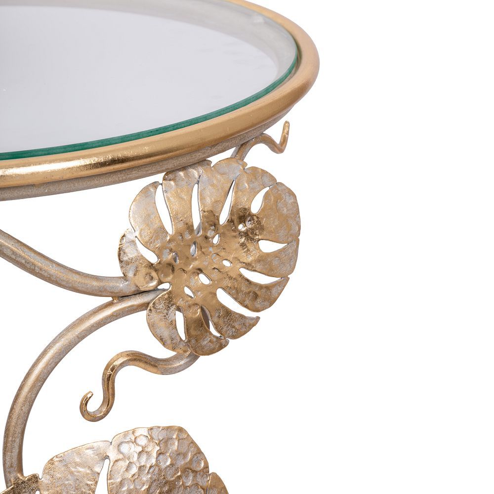 Столик приставной Monstera Deliciosa (Монстера) Айвори