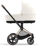 Коляска Cybex Priam IV Rosegold complete Cloud G Fog Grey Base G 3 в 1 Off White