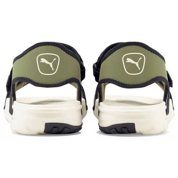 Puma Softride Slide 'White Dark Green Moss'