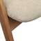 Стул Halston, орех, бежевое букле