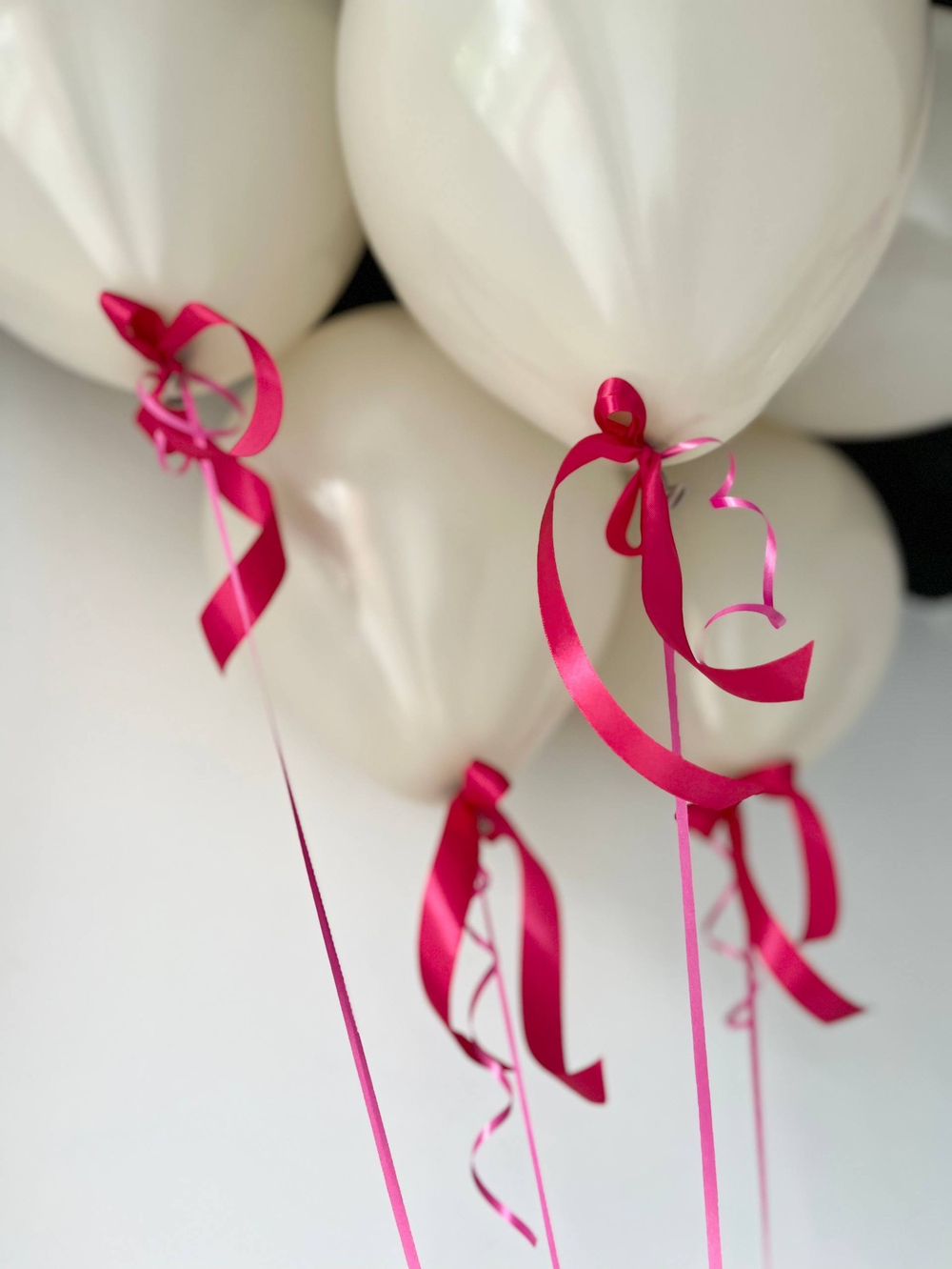 Воздушные шары с бантиками №1709