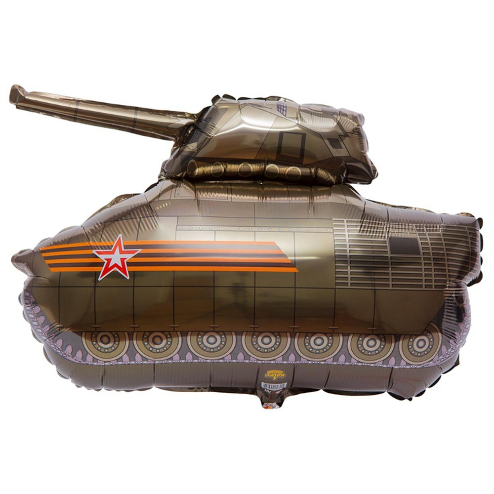 Шар Фольгированный Танк (Зеленый)