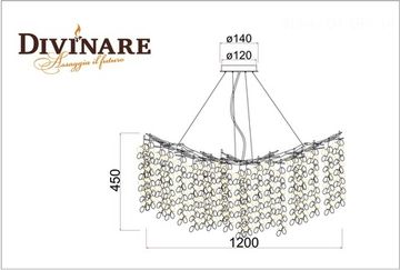 Подвесной светильник  14*G9 3134/01 SP-14 золото/янтарный Salice Divinare