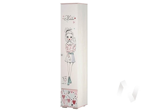 Пенал закрытый ПН-11 Малибу (ясень белый;айс крим/белый)