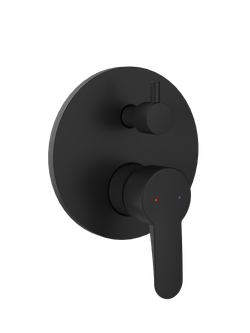 Душевой комплект DIWO Ярославль DW-YAR30BK С ВНУТРЕННЕЙ ЧАСТЬЮ, матовый черный